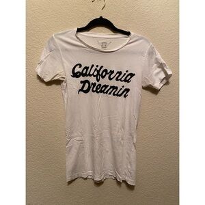 California Dreamin' White Tee